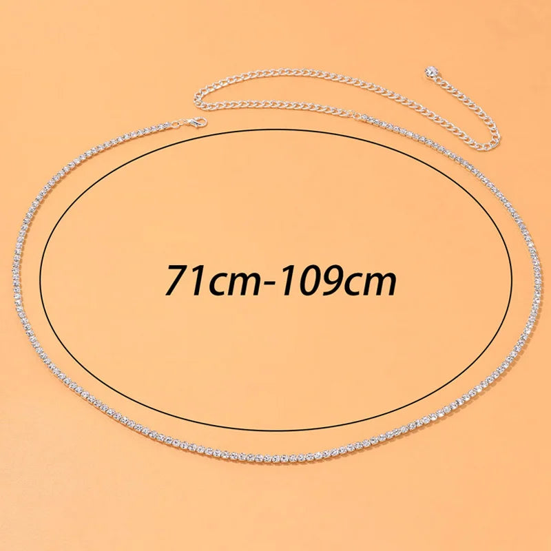 Baby Rhinestone Luxury Waist Body Chain