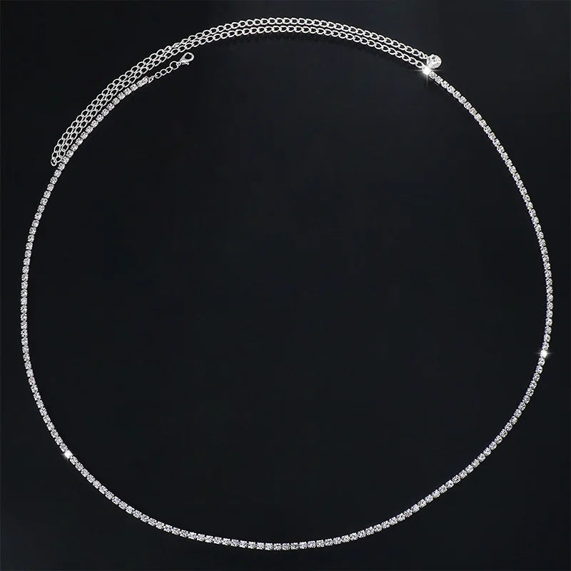 Baby Rhinestone Luxury Waist Body Chain